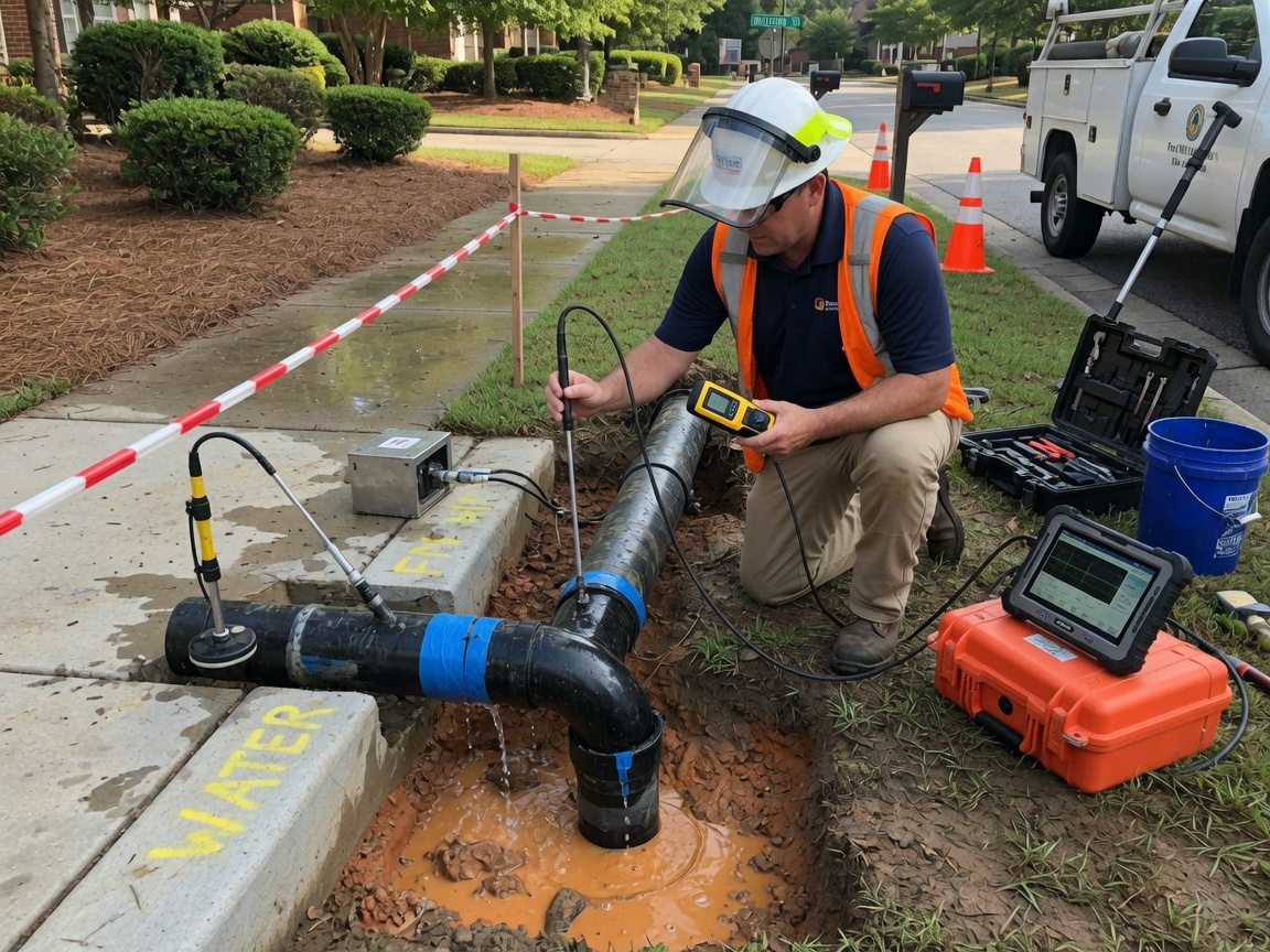 Slab Leak Repair in Baxter Village